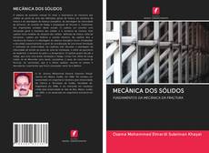 Bookcover of MECÂNICA DOS SÓLIDOS