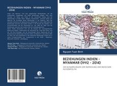 Bookcover of BEZIEHUNGEN INDIEN - MYANMAR (1992 - 2014)