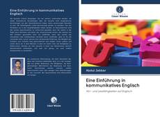 Buchcover von Eine Einführung in kommunikatives Englisch