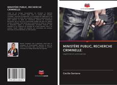MINISTÈRE PUBLIC, RECHERCHE CRIMINELLE: kitap kapağı