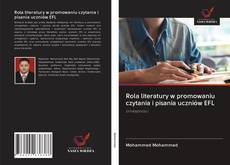 Capa do livro de Rola literatury w promowaniu czytania i pisania uczniów EFL 