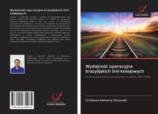 Portada del libro de Wydajność operacyjna brazylijskich linii kolejowych