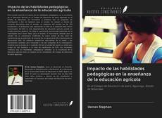 Buchcover von Impacto de las habilidades pedagógicas en la enseñanza de la educación agrícola