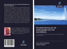 Bookcover of Karakterisering van de waterspiegel van het kamibidorp .