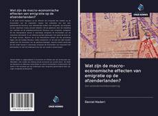 Couverture de Wat zijn de macro-economische effecten van emigratie op de afzenderlanden?