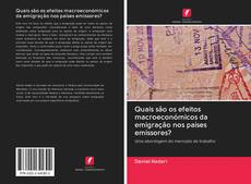 Bookcover of Quais são os efeitos macroeconómicos da emigração nos países emissores?
