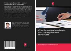 Buchcover von Crise de gestão e análise das suas consequências e realizações