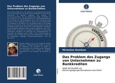 Buchcover von Das Problem des Zugangs von Unternehmen zu Bankkrediten