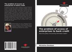 The problem of access of enterprises to bank credit kitap kapağı
