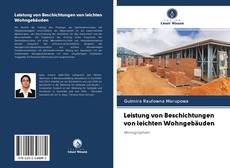Buchcover von Leistung von Beschichtungen von leichten Wohngebäuden