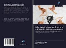 Bookcover of Effectiviteit van de verlichting in microbiologische toepassingen