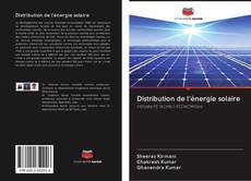 Capa do livro de Distribution de l'énergie solaire 