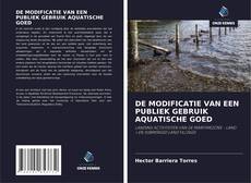 Bookcover of DE MODIFICATIE VAN EEN PUBLIEK GEBRUIK AQUATISCHE GOED