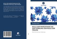Buchcover von ROLLE DER MIKROFINANZ BEI DER STÄRKUNG DER ROLLE DER FRAUEN