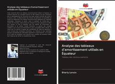 Bookcover of Analyse des tableaux d'amortissement utilisés en Équateur