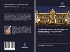 Bookcover of Voorbereidende handelingen in het selectieproces in Peru