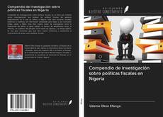 Buchcover von Compendio de investigación sobre políticas fiscales en Nigeria