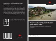Comparative analysis between peace processes kitap kapağı