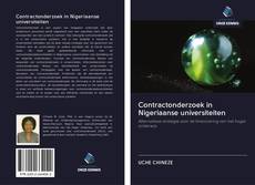 Bookcover of Contractonderzoek in Nigeriaanse universiteiten