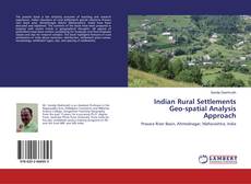 Buchcover von Indian Rural Settlements Geo-spatial Analysis Approach