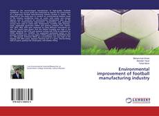 Buchcover von Environmental improvement of football manufacturing industry