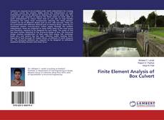 Buchcover von Finite Element Analysis of Box Culvert