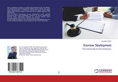 Buchcover von Escrow Sözleşmesi