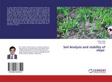 Buchcover von Soil Analysis and stability of slope