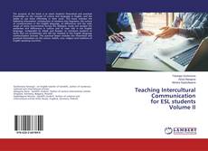 Copertina di Teaching Intercultural Communication for ESL students Volume II
