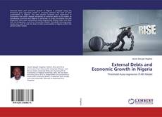 Buchcover von External Debts and Economic Growth in Nigeria