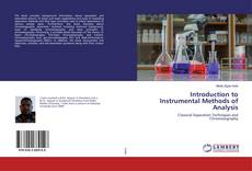Copertina di Introduction to Instrumental Methods of Analysis