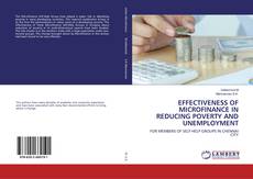 Buchcover von EFFECTIVENESS OF MICROFINANCE IN REDUCING POVERTY AND UNEMPLOYMENT