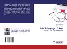 Buchcover von Beta Thalassemia - A Data Analytics Perspective