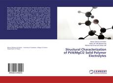 Buchcover von Structural Characterization of PVA/MgCl2 Solid Polymer Electrolytes