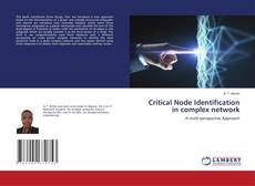 Copertina di Critical Node Identification in complex network
