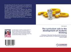 Buchcover von The curriculum role in the development of students thinking