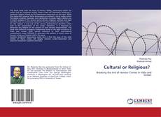 Buchcover von Cultural or Religious?