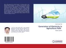 Buchcover von Generation of Electricity in Agriculture Field