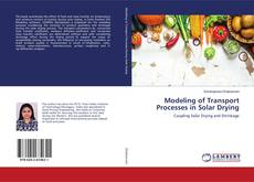 Buchcover von Modeling of Transport Processes in Solar Drying