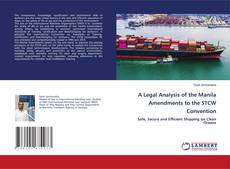 Buchcover von A Legal Analysis of the Manila Amendments to the STCW Convention
