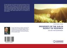 Copertina di PROSPERITY OF THE SUN IN RESPECT OF RESEARCH