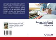 Copertina di Development of Social Competency among Adolescents
