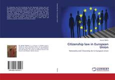 Buchcover von Citizenship law in European Union