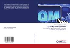 Buchcover von Quality Management
