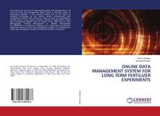 Buchcover von ONLINE DATA MANAGEMENT SYSTEM FOR LONG TERM FERTILIZER EXPERIMENTS