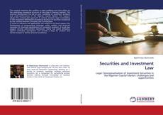 Buchcover von Securities and Investment Law