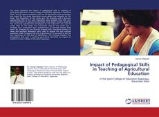 Copertina di Impact of Pedagogical Skills in Teaching of Agricultural Education