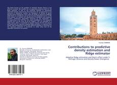 Copertina di Contributions to predictive density estimation and Ridge estimator