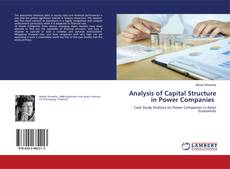 Buchcover von Analysis of Capital Structure in Power Companies