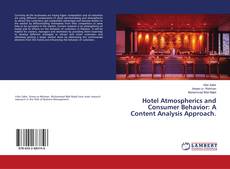 Copertina di Hotel Atmospherics and Consumer Behavior: A Content Analysis Approach.